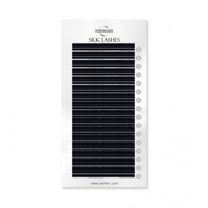 WonderLash  Premium Silk Classic Lash Extensions Single Tray